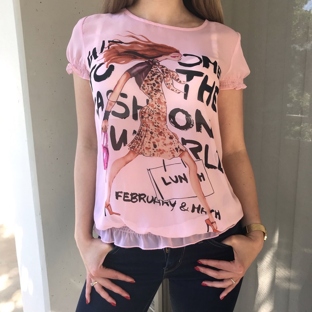 A beautiful pink top
